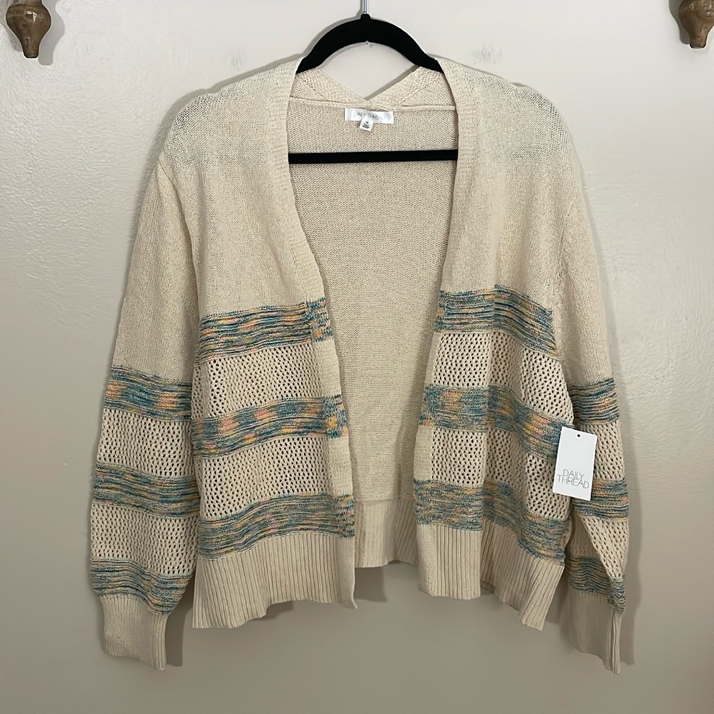 NWT Daily Thread Cardigan. 1X